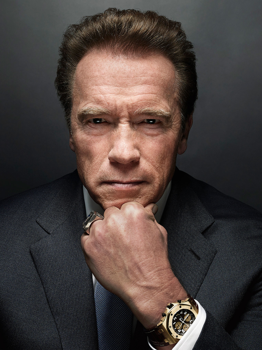 Arnold Schwarzenegger in his teens