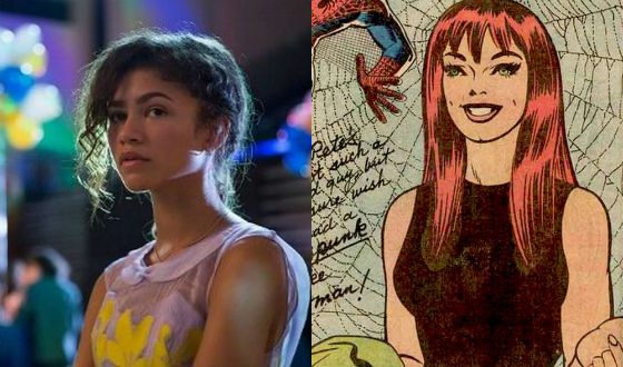 Mary Jane in the screenings and comics