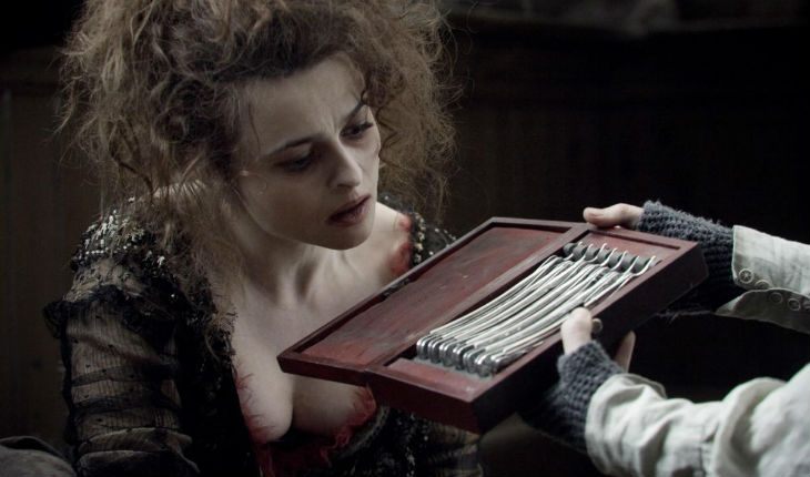 Helena Bonham Carter in the Sweeney Todd: The Demon Barber of Fleet Street