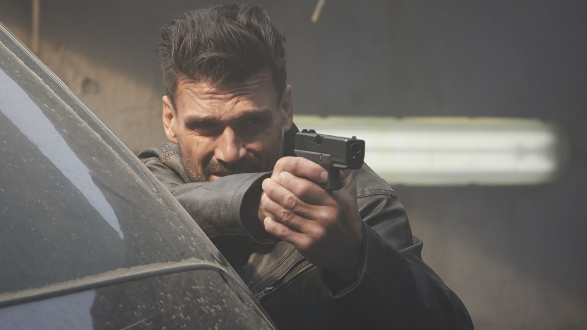 Frank Grillo in the movie “Beyond Skyline”
