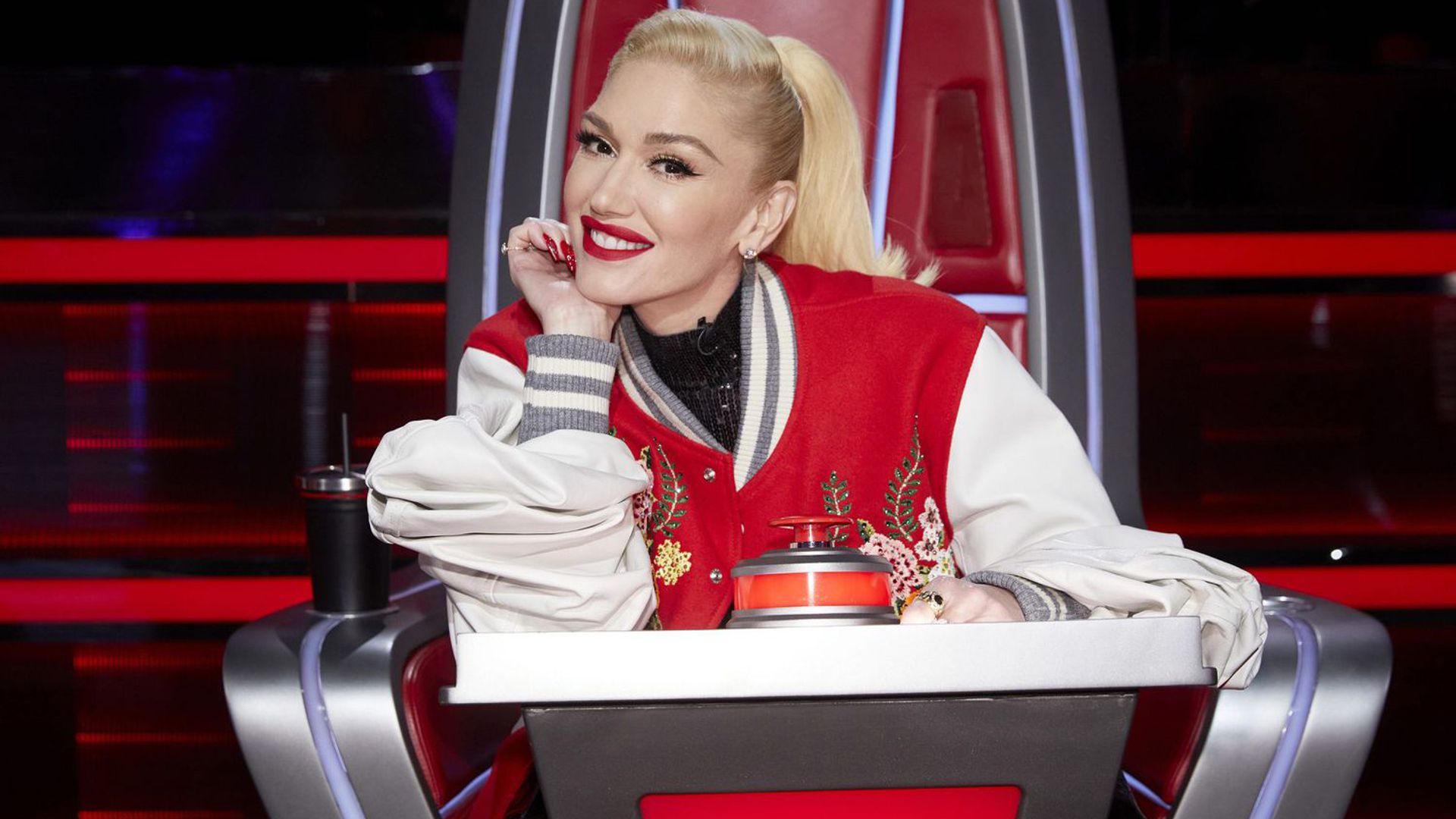 Gwen Stefani in the TV show “The Voice”