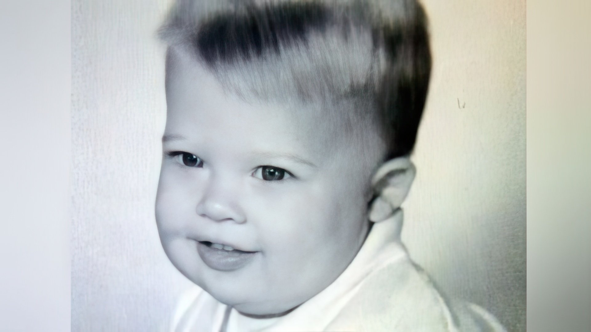 Brad Pitt as a child