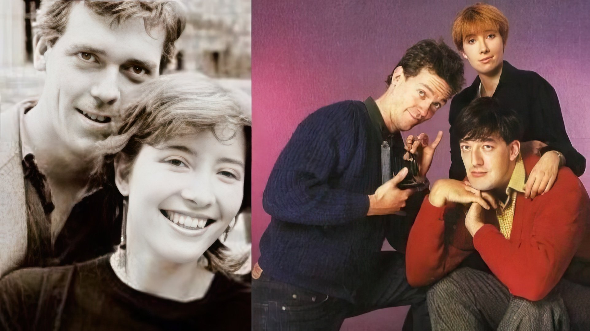 In their youth, Hugh Laurie and Emma Thompson dated