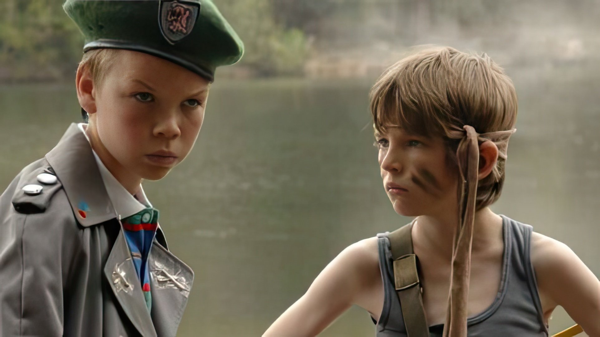 A scene from the movie 'Son of Rambow'