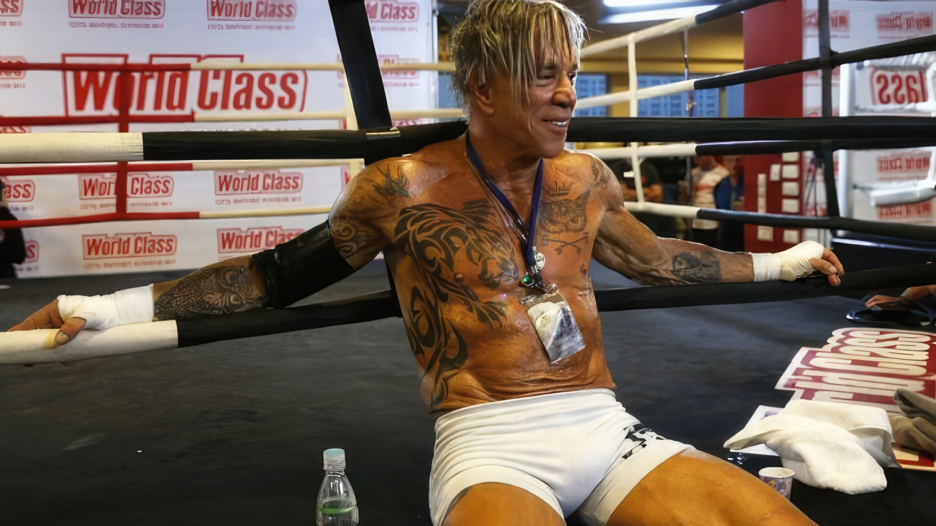 Mickey Rourke Returned to the Ring in 2014