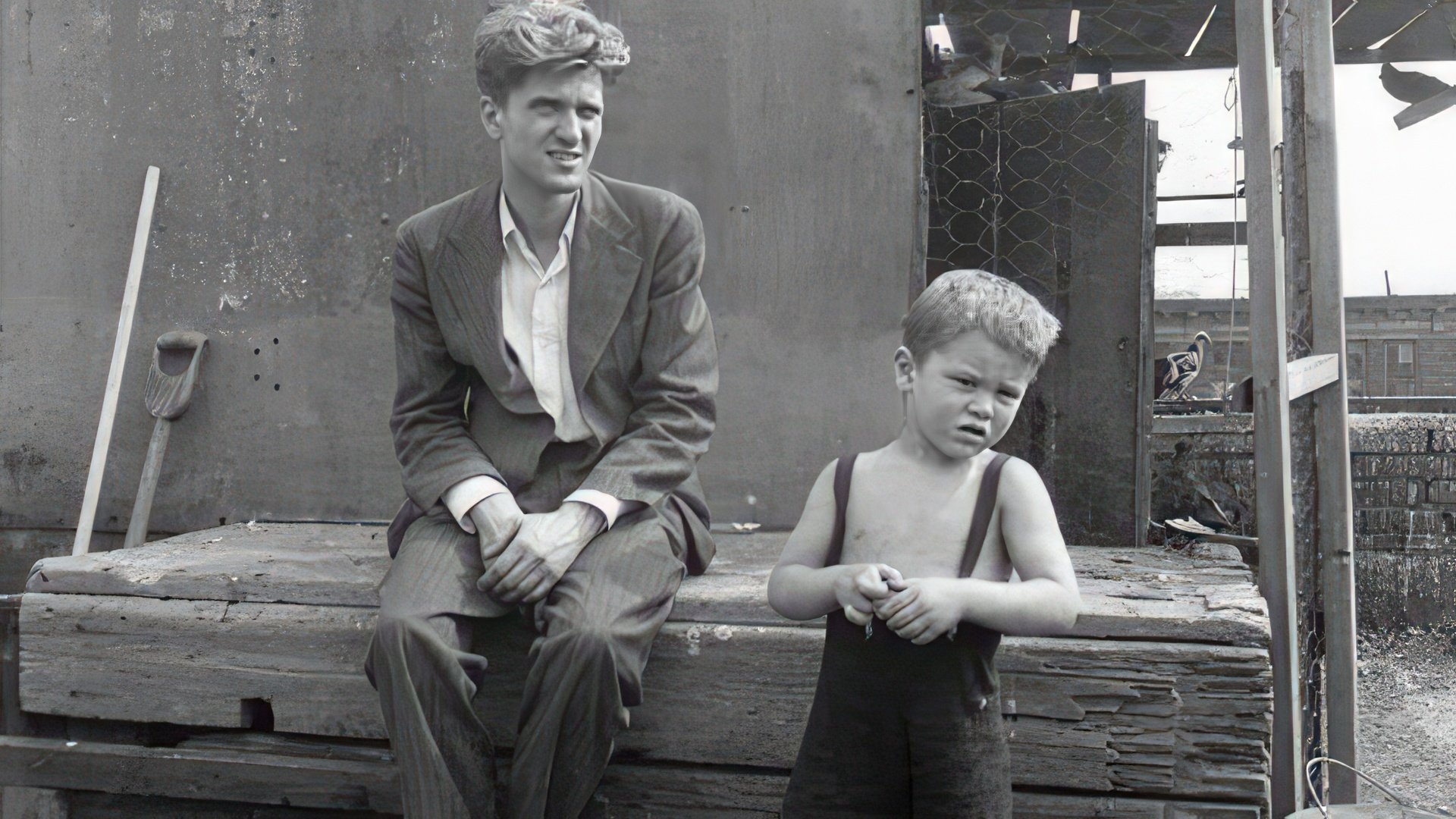 Robert De Niro with his father