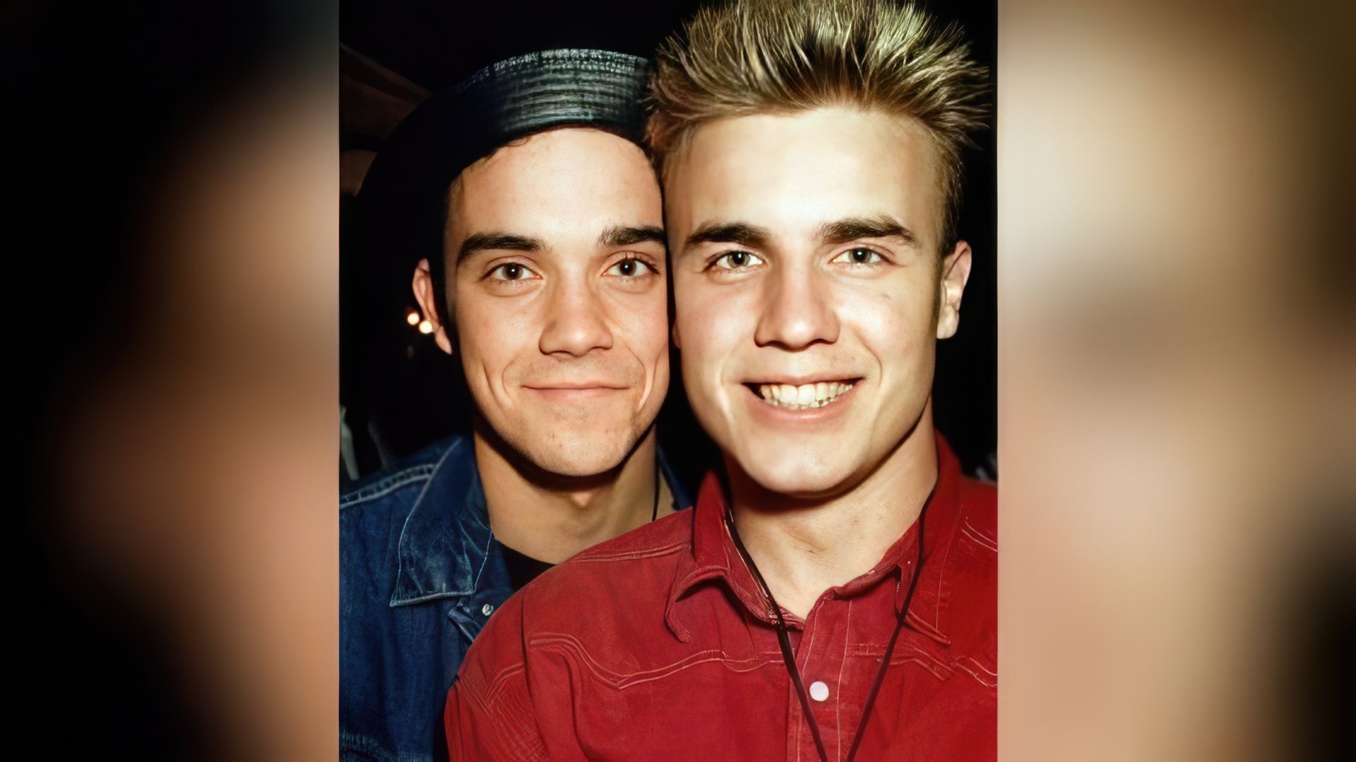 Robbie Williams and Gary Barlow were rivals