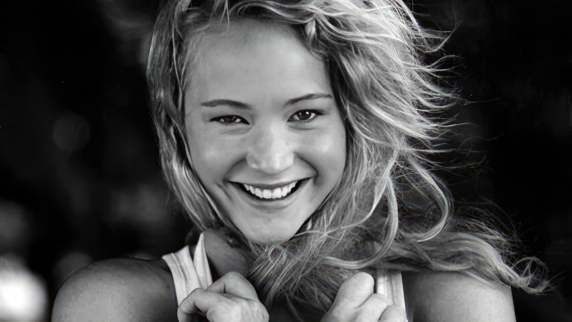 Young Jennifer Lawrence in an Abercrombie & Fitch ad