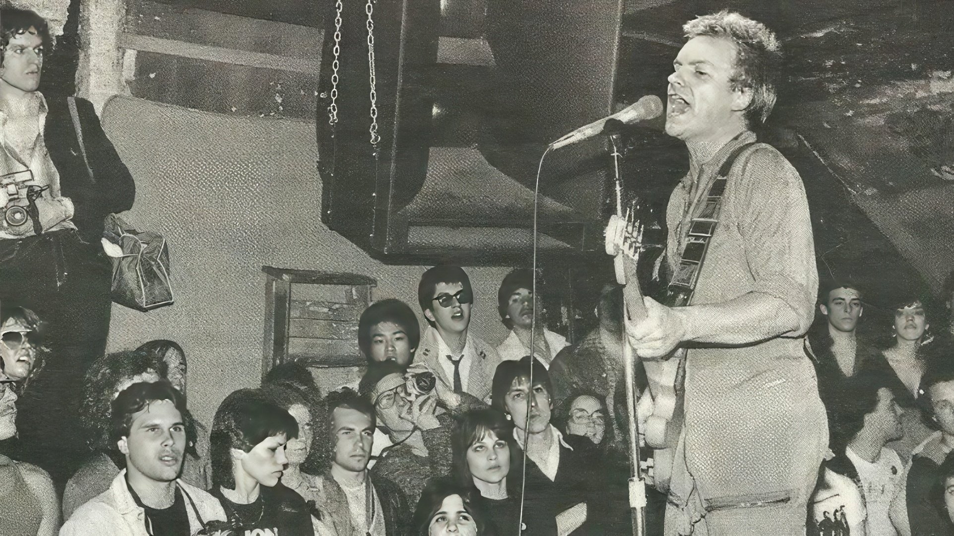 The Police performing at CBGB