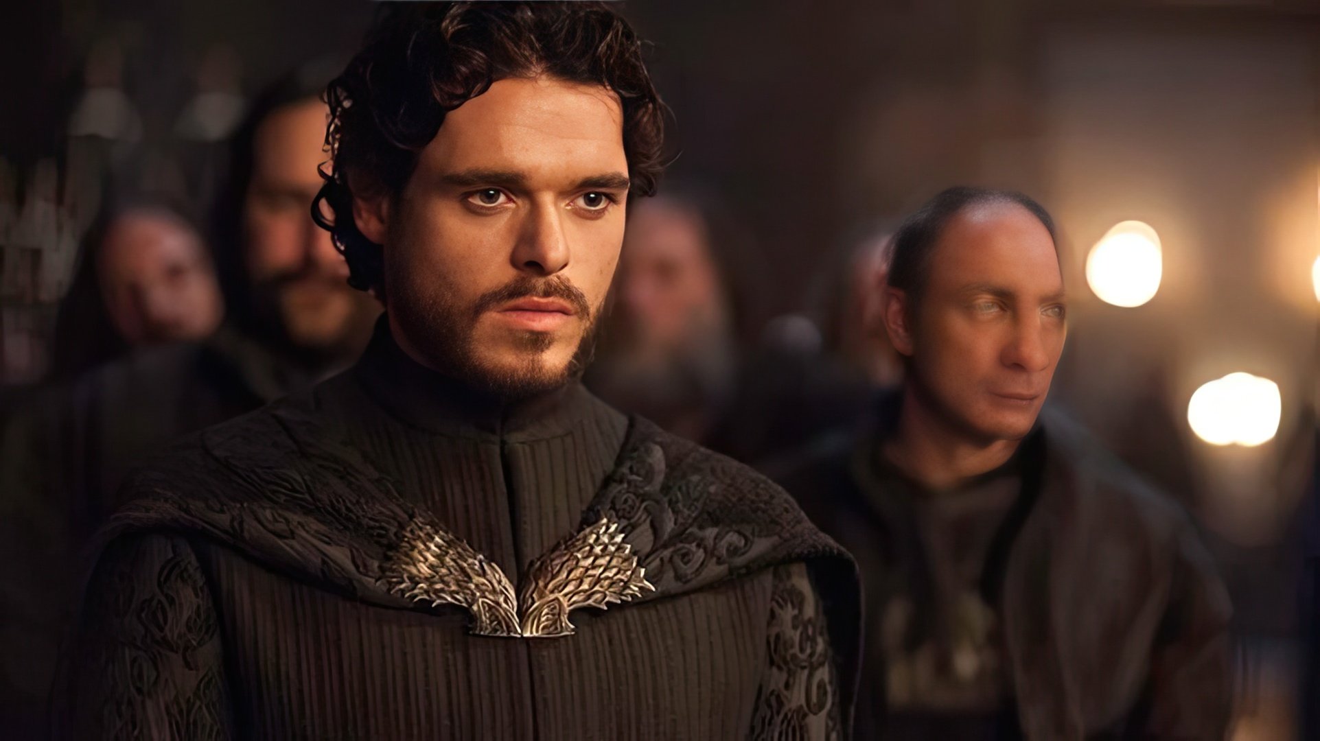 As Robb Stark in the series 'Game of Thrones'