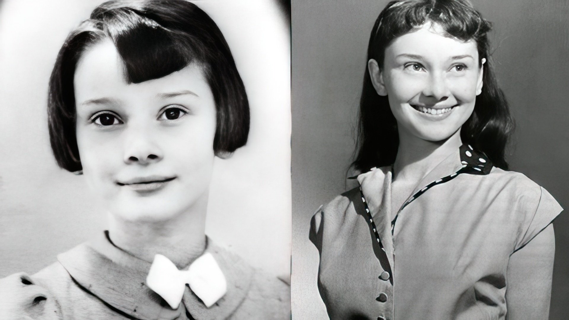 Audrey Hepburn in childhood and youth