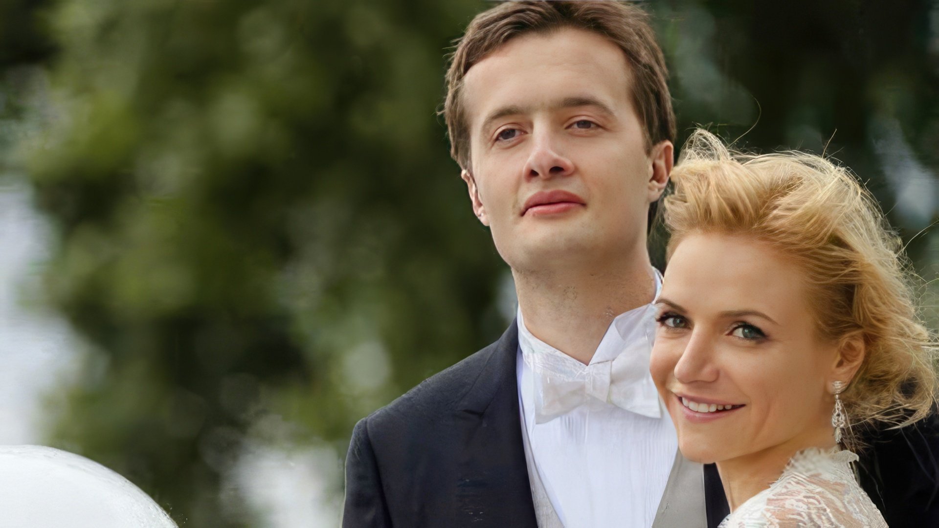 The eldest son of Poroshenko with his wife Julia