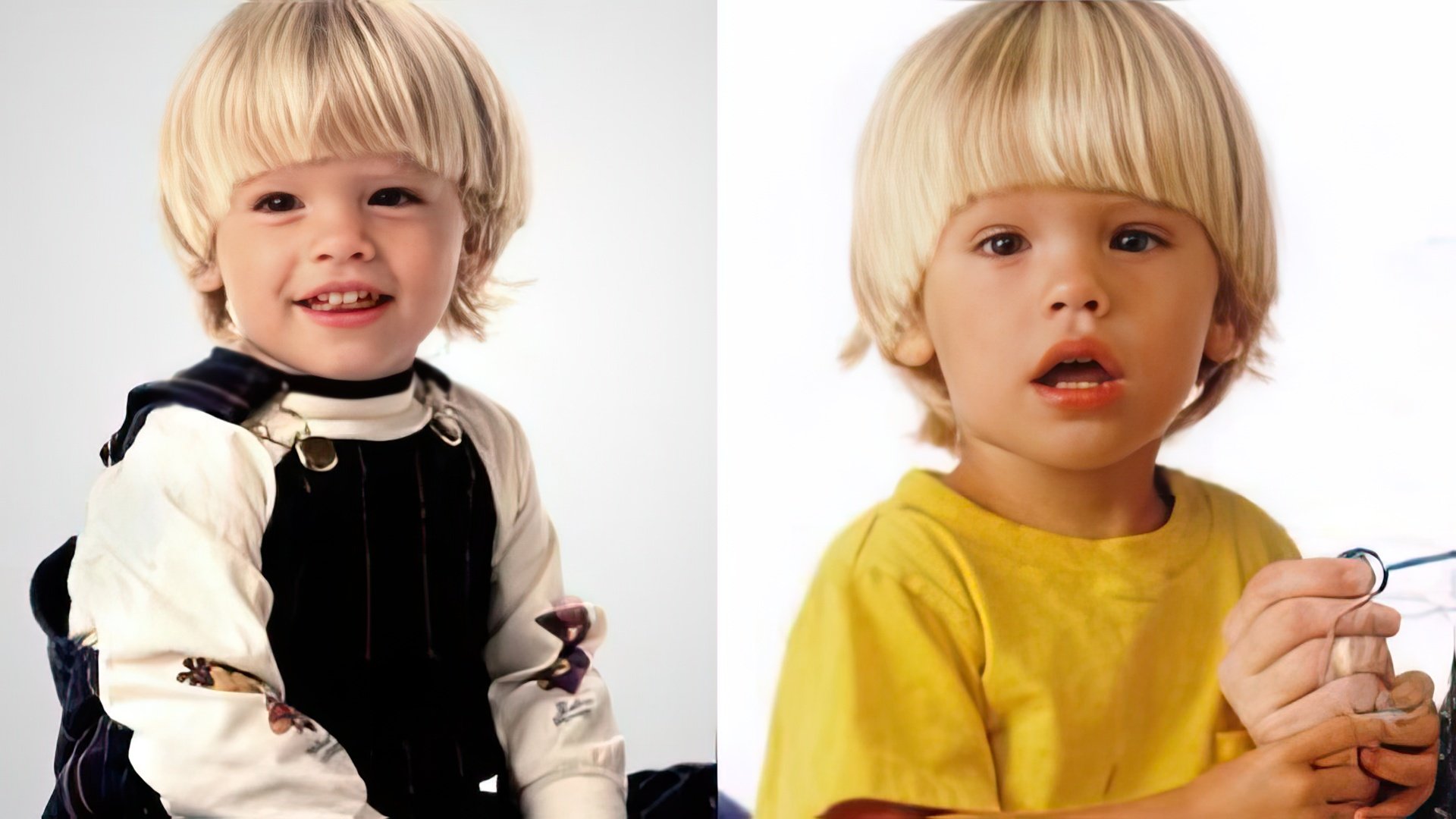 Baby photos of Cole Sprouse