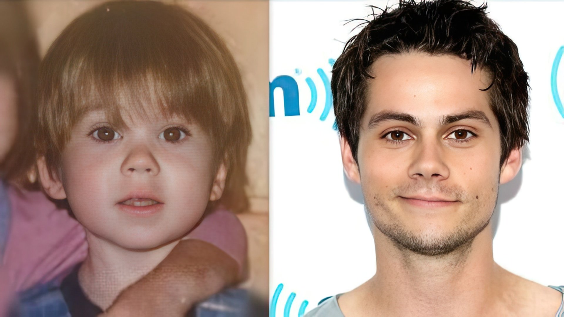 Dylan O’Brien in his childhood and now