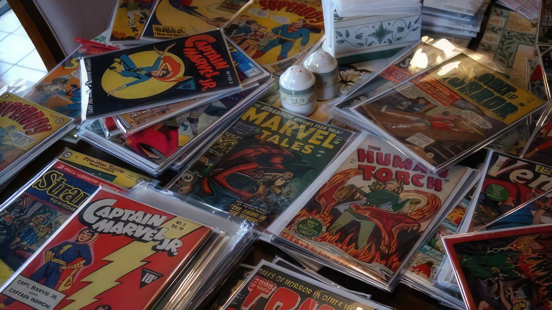 Nicolas Cage has a huge collection of comics