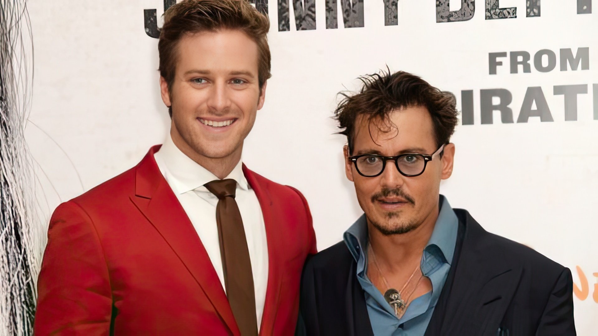  Armie Hammer together with Johnny Depp presented the film The Lone Ranger