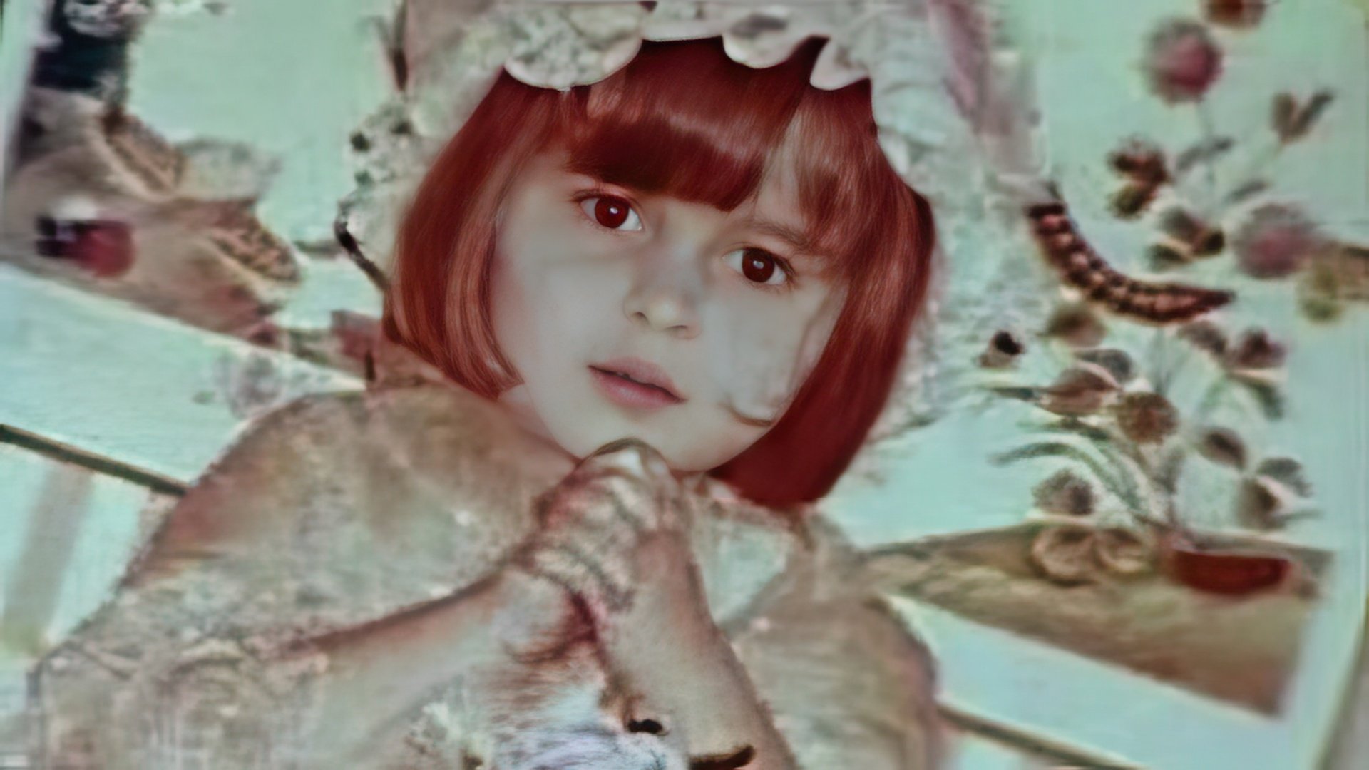 Helena Bonham Carter as a child