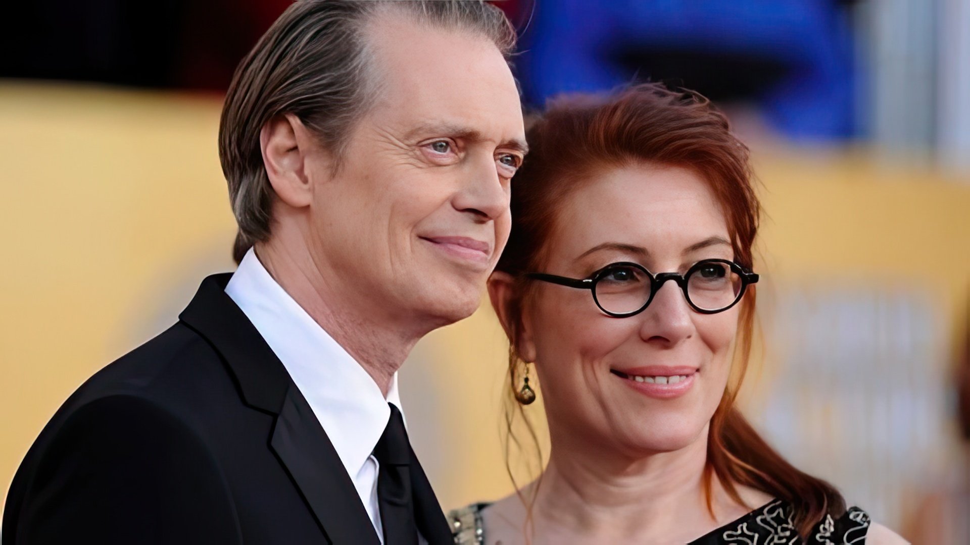 Steve Buscemi with his wife Jo Andres