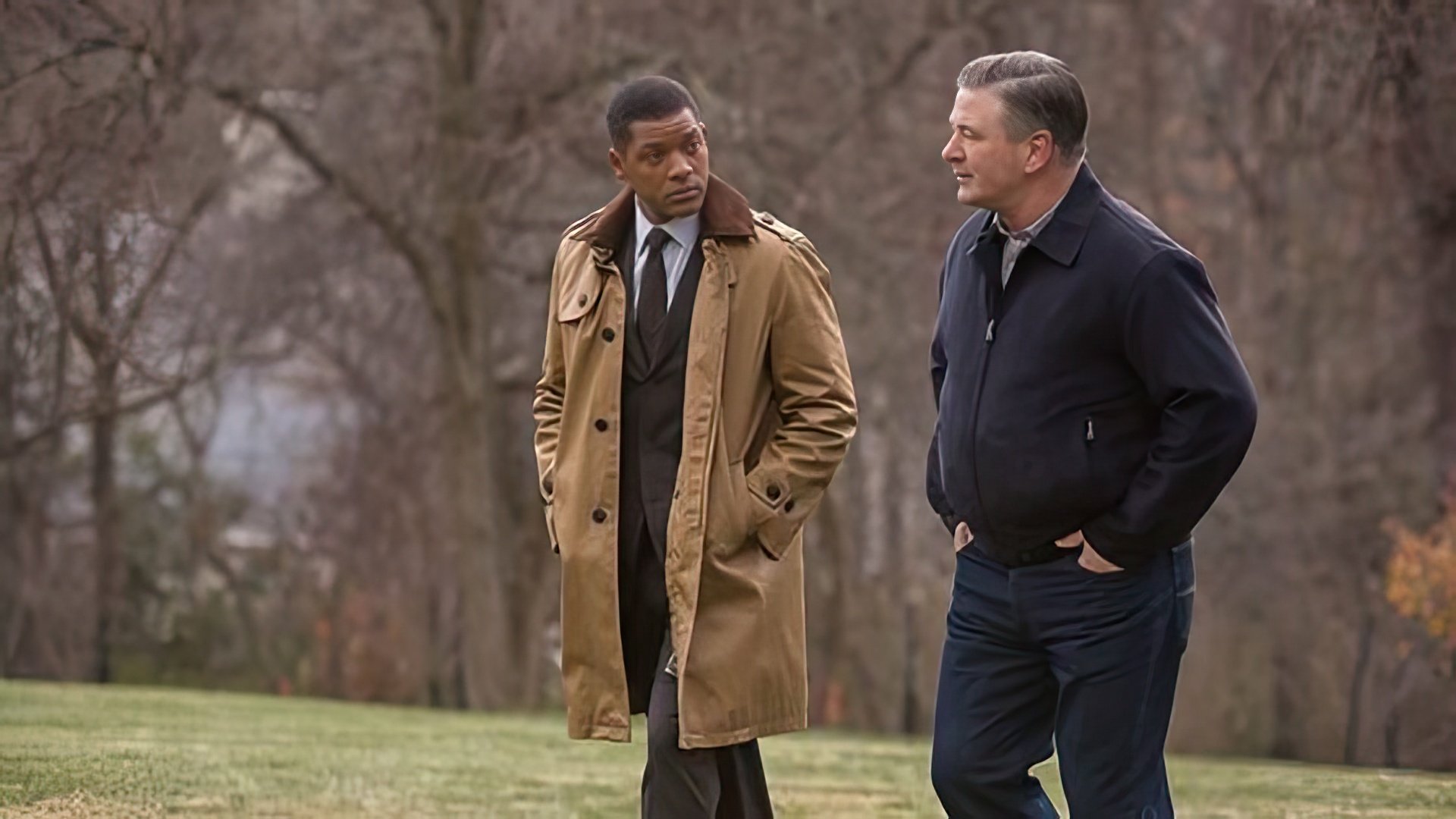 Alec Baldwin and Will Smith in Concussion