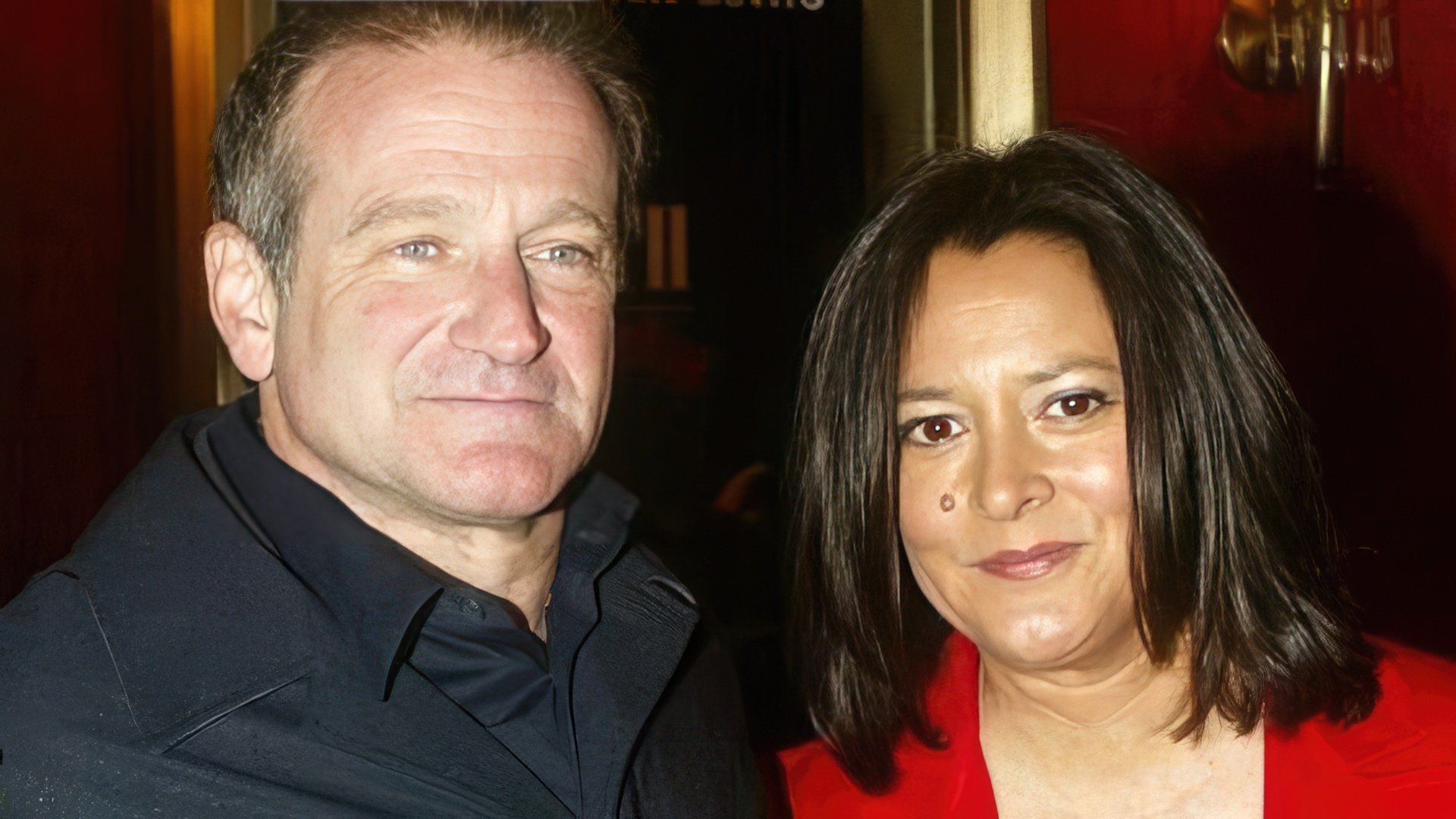 Robin Williams and Marsha Garces