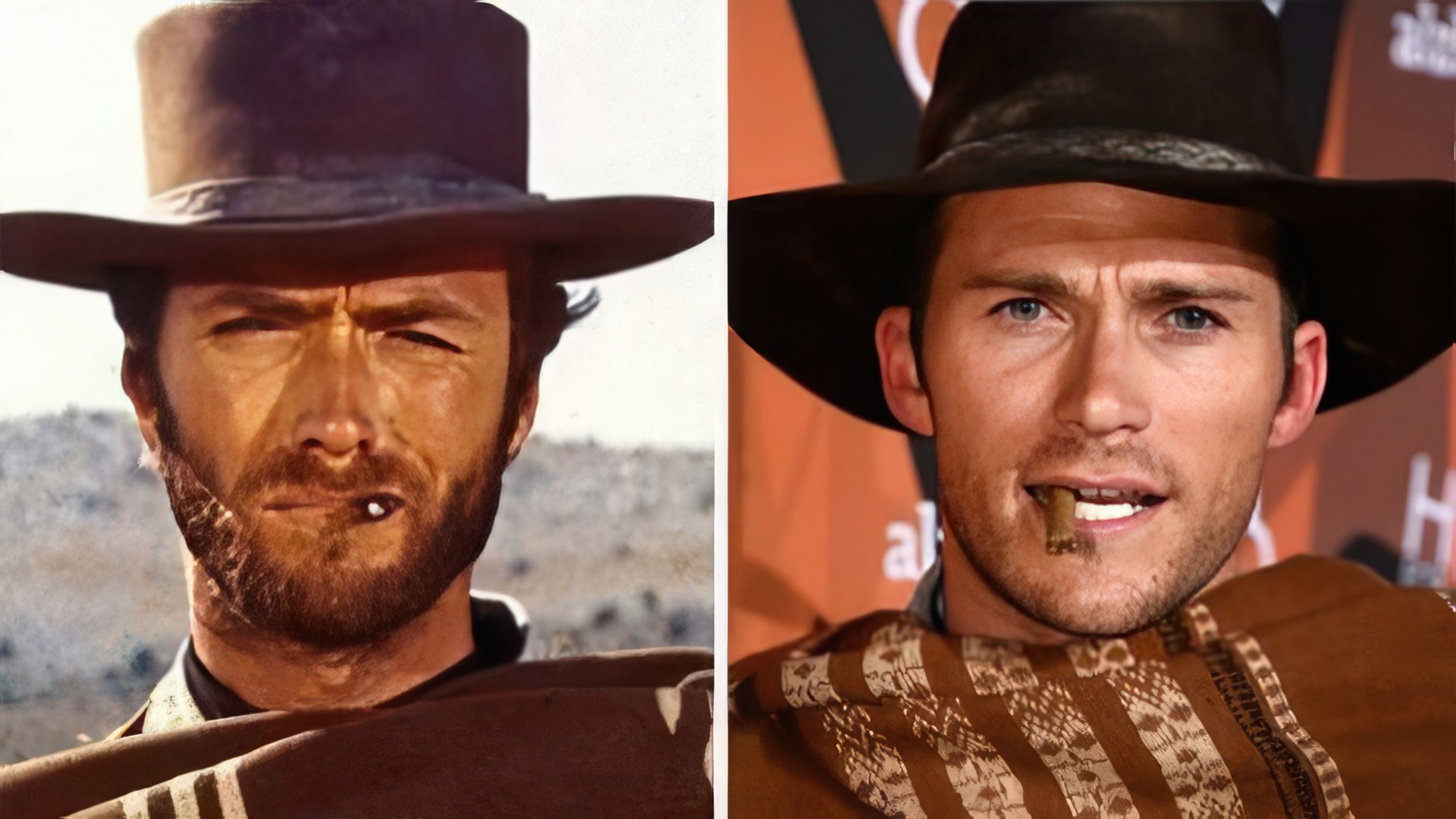 Scott Eastwood like the main character in the movie The Good, the Bad and the Ugly