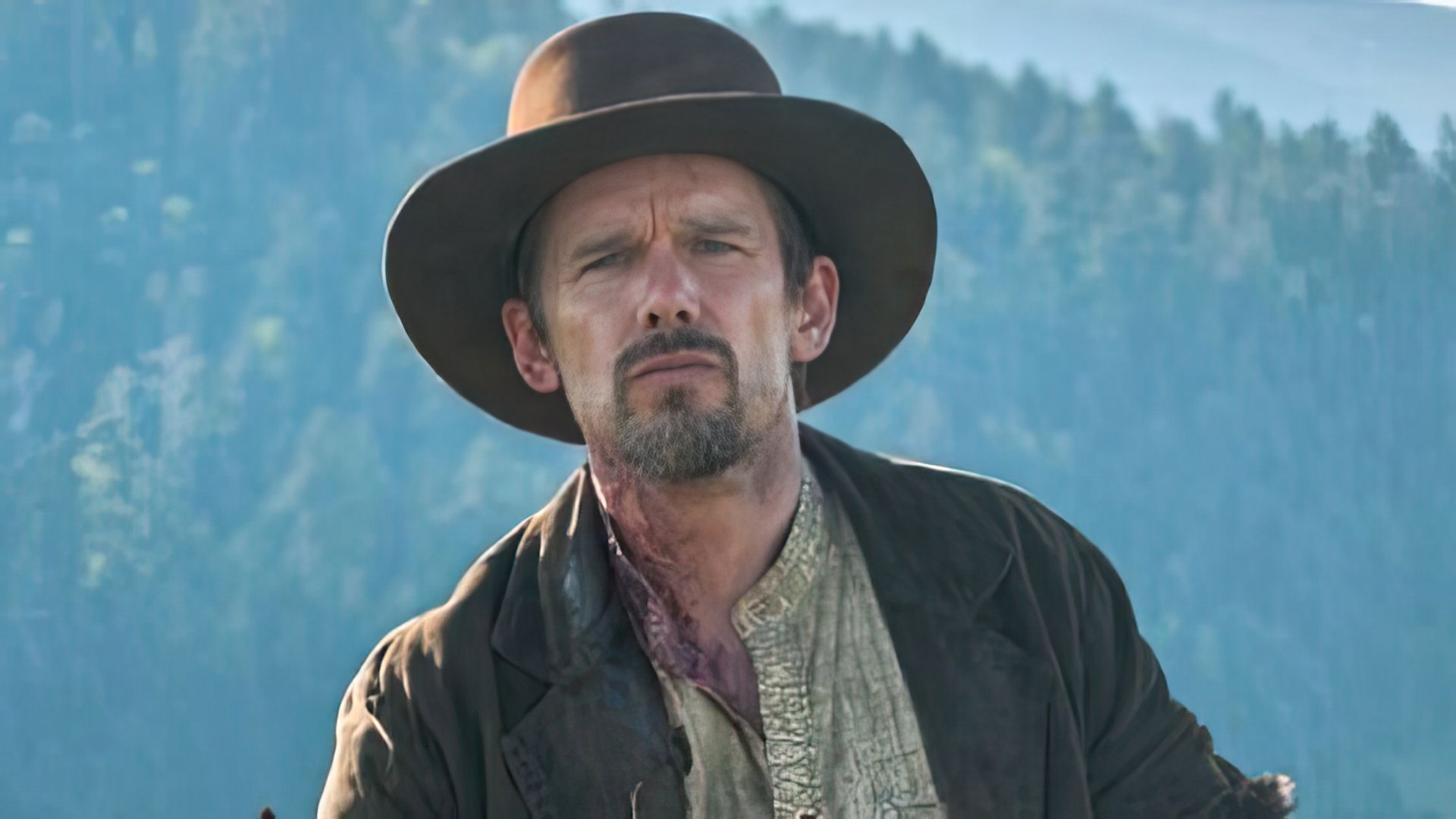The Magnificent Seven: Ethan Hawke in the role of a brave cowboy