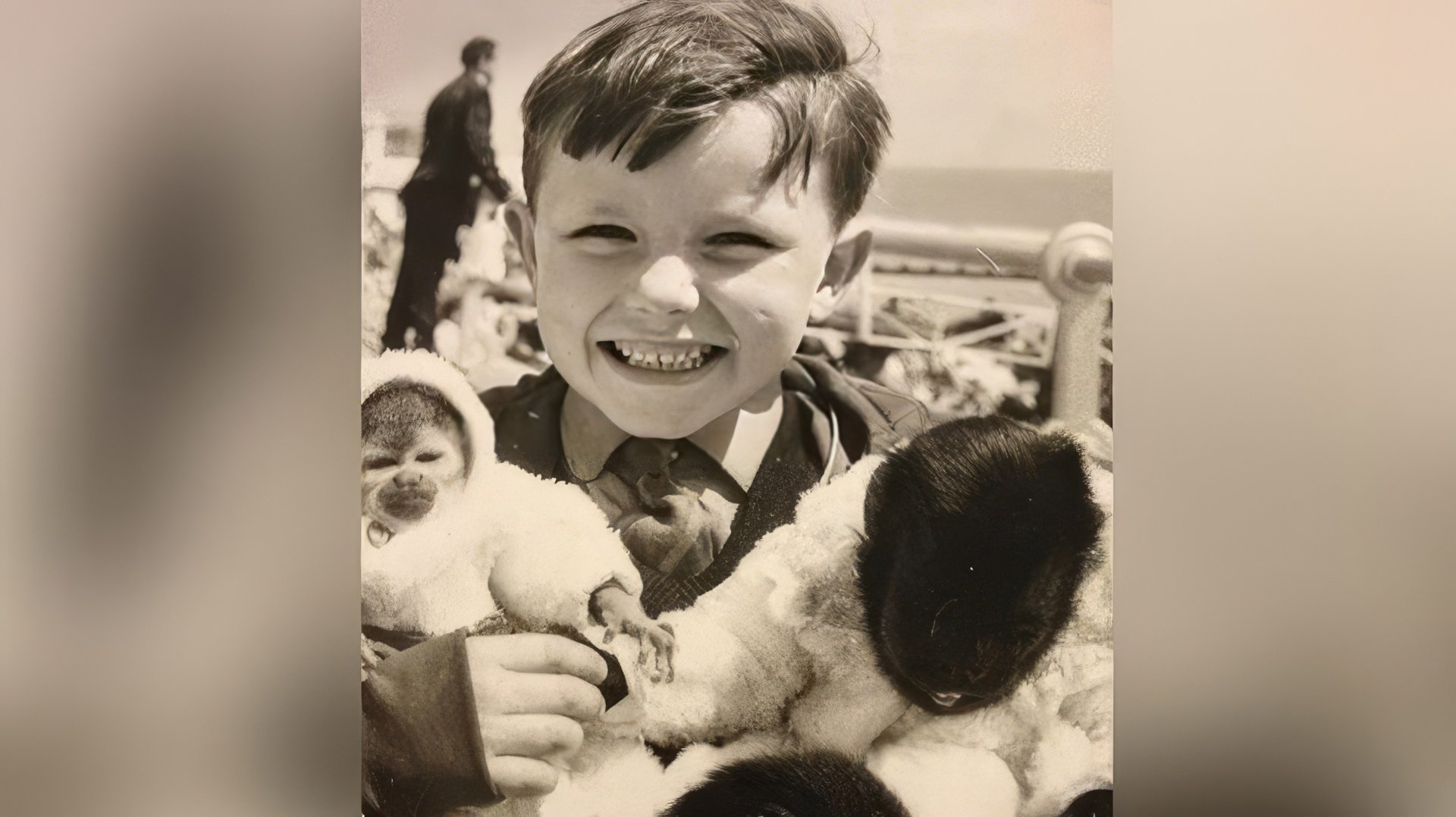 Childhood picture of Ricky Gervais