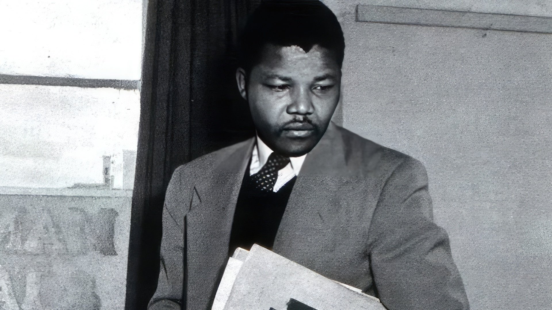 Nelson Mandela at the university