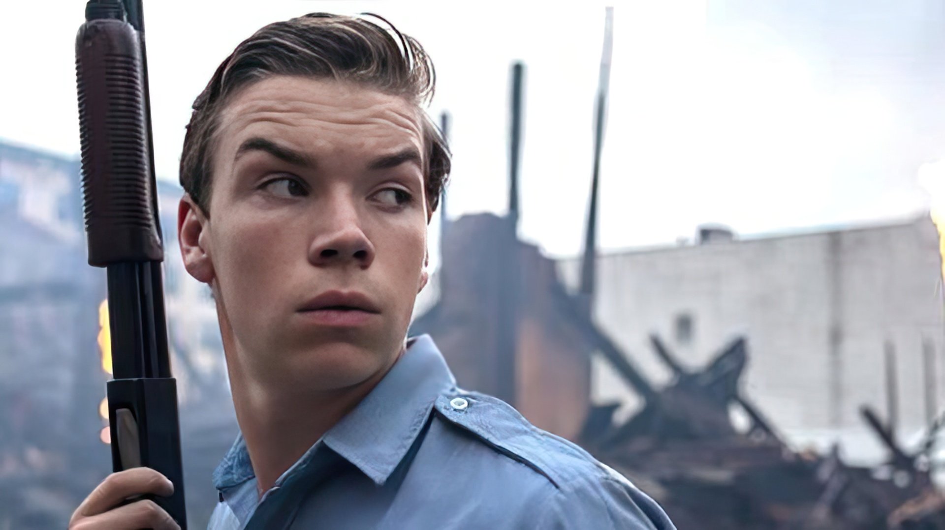 Will Poulter and his distinctive eyebrows