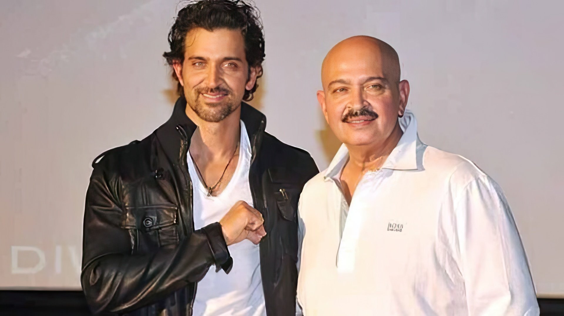 Hrithik Roshan with his Father
