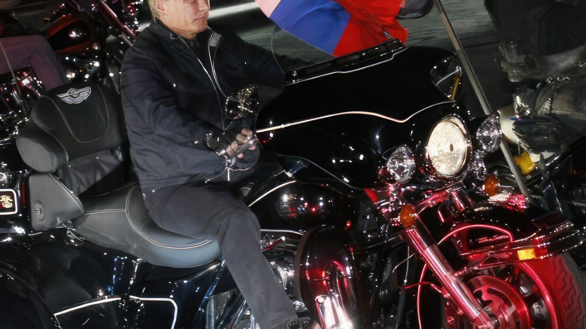 Putin on Harley-Davidson