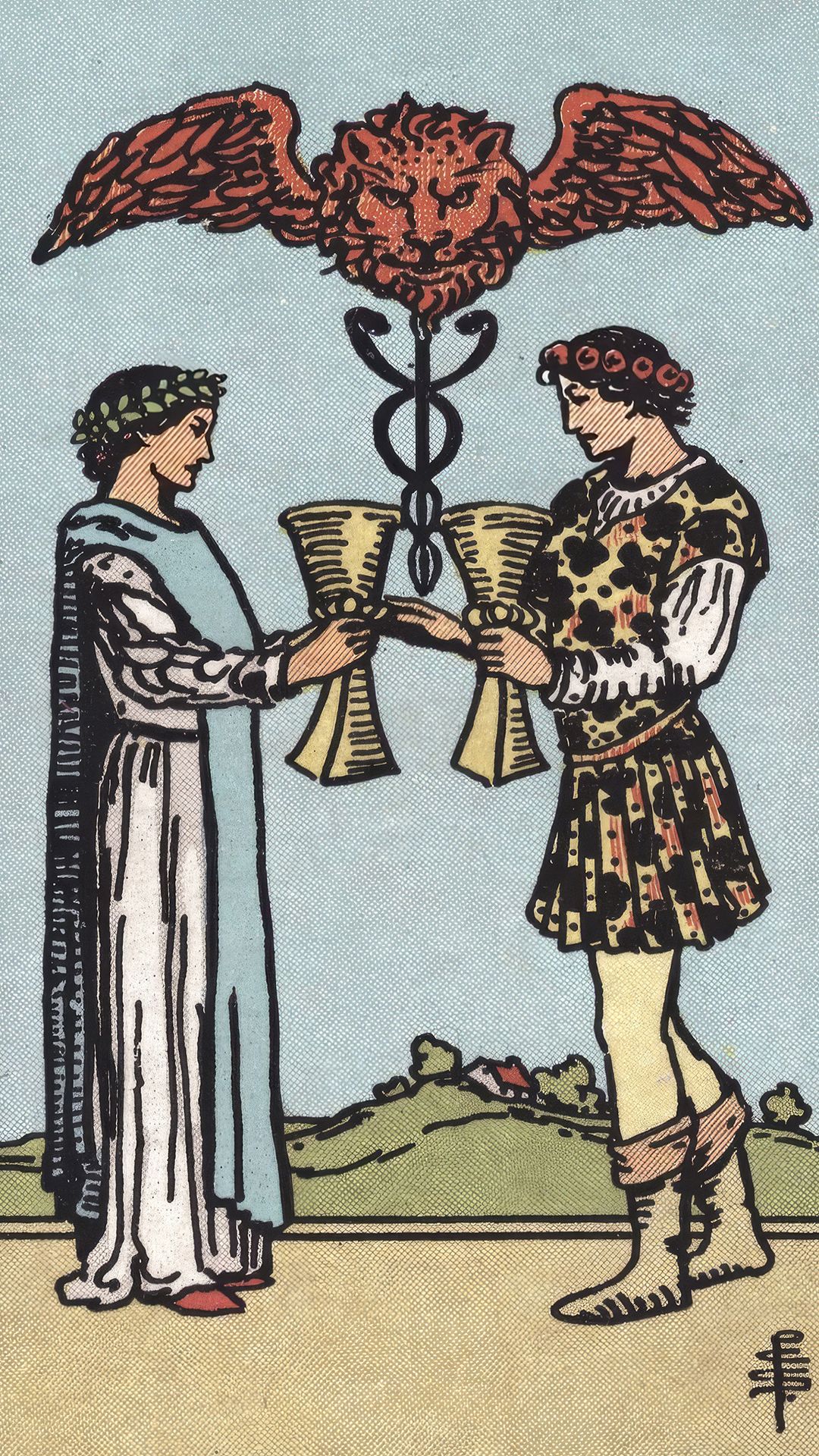 Meaning of the Tarot Card Two of Cups