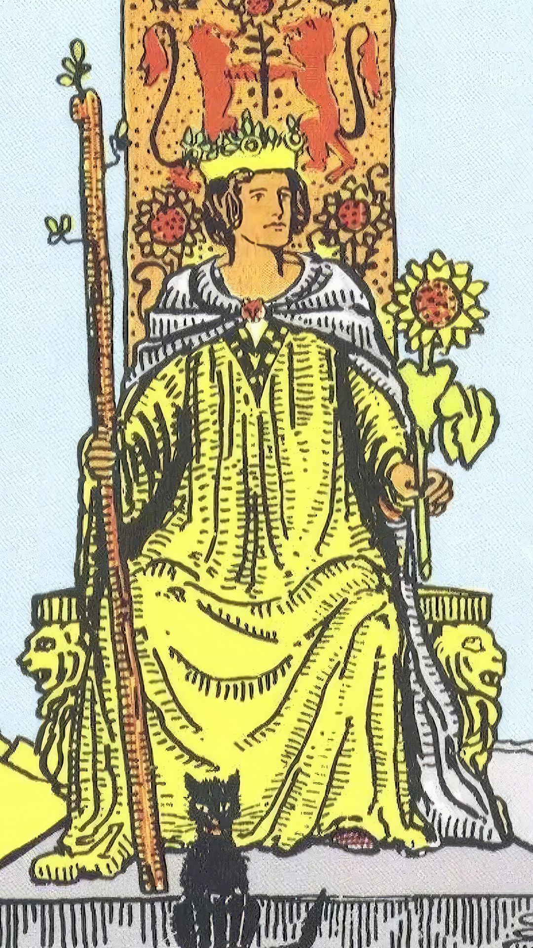 Meaning of the Tarot Card Queen of Wands