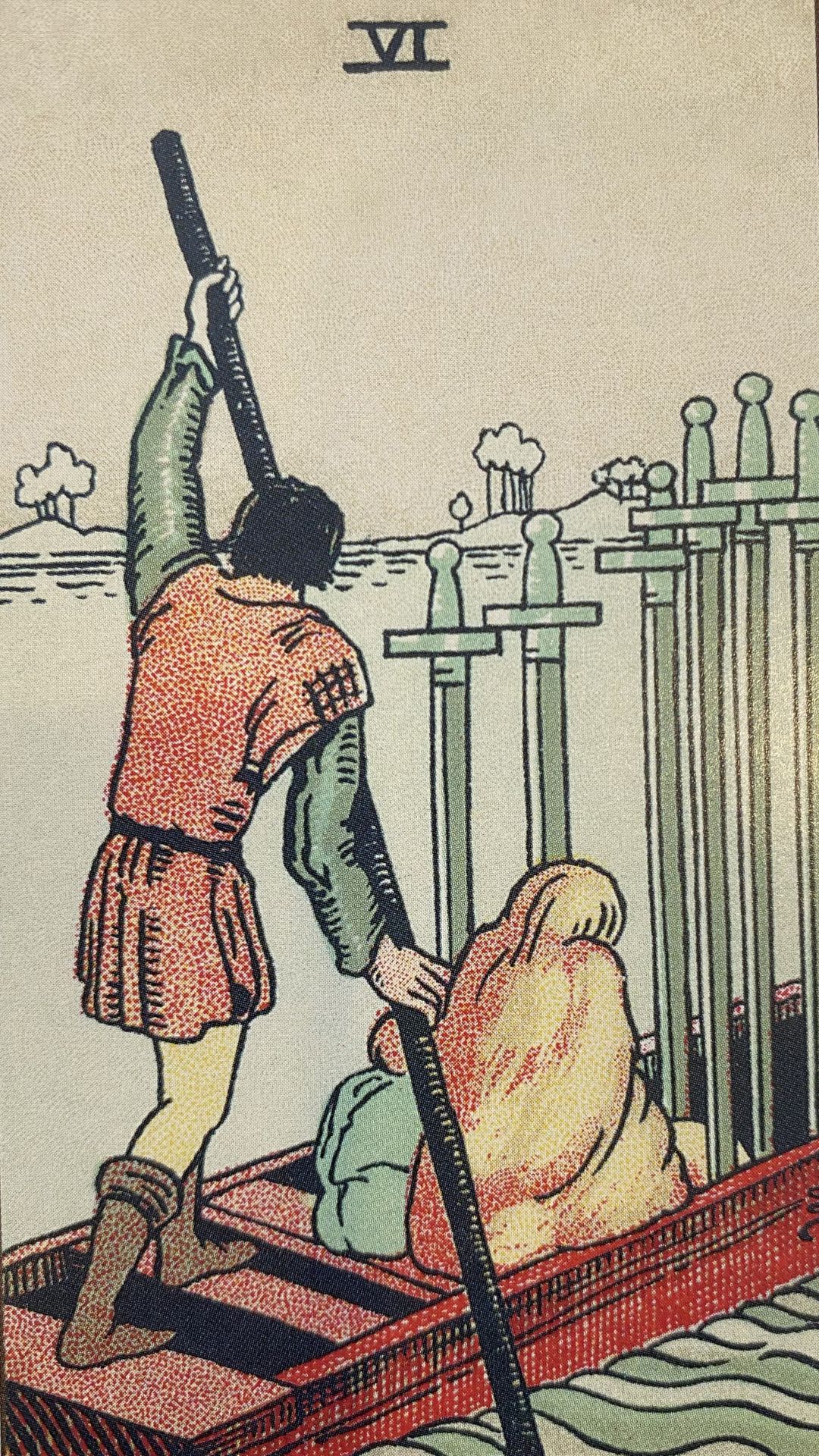 Meaning of the Tarot Card Six of Swords