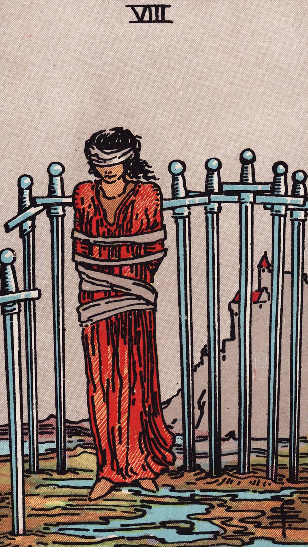 Meaning of the Tarot Card Eight of Swords