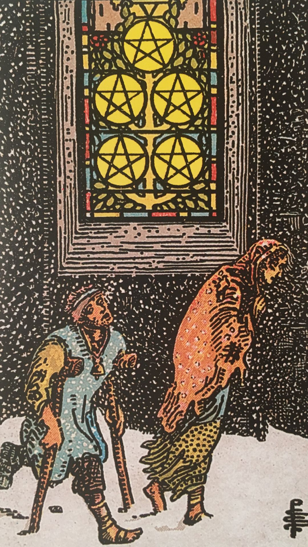 Meaning of the Tarot Card Five of Pentacles