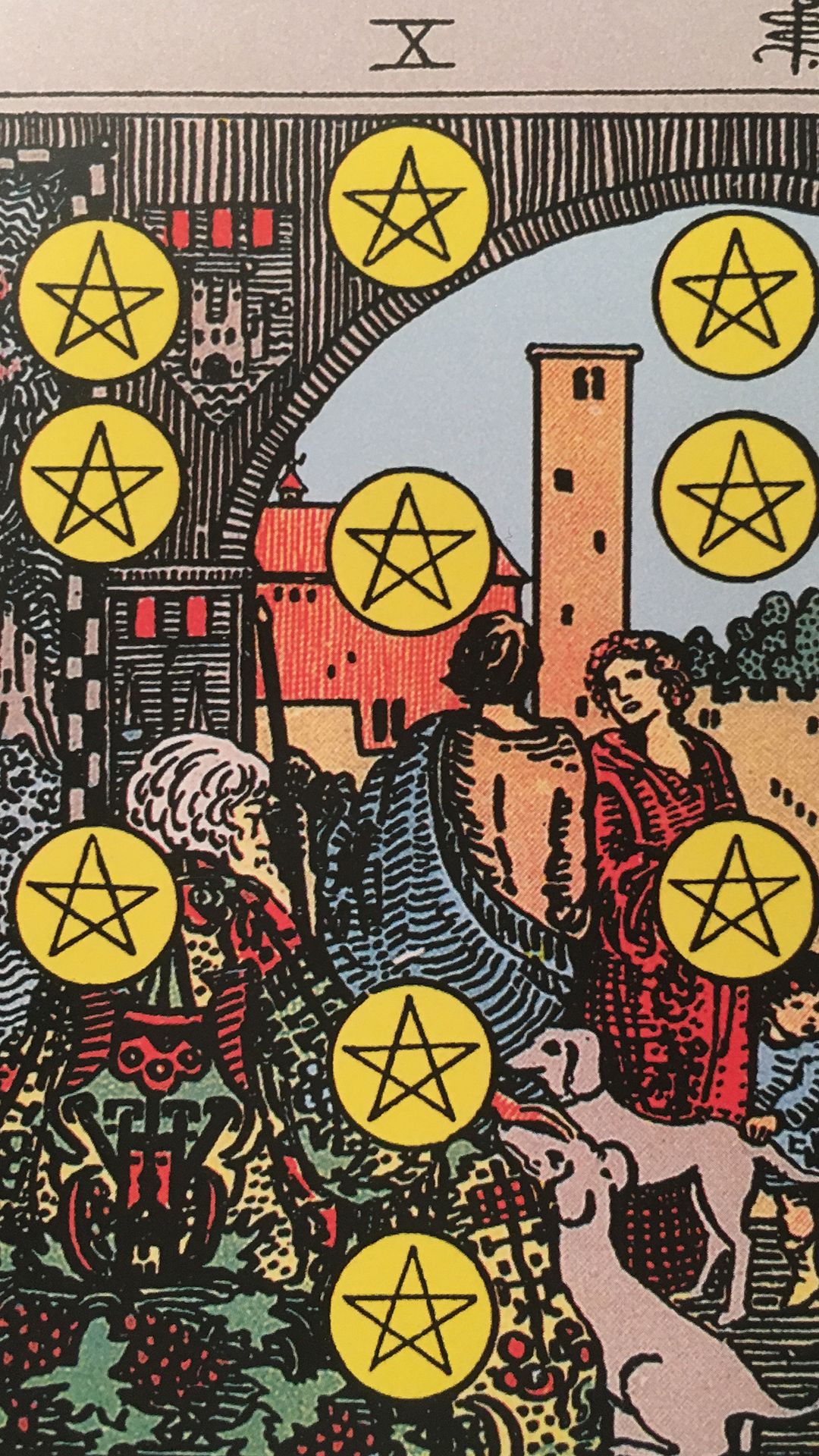 Meaning of the Tarot Card Ten of Pentacles