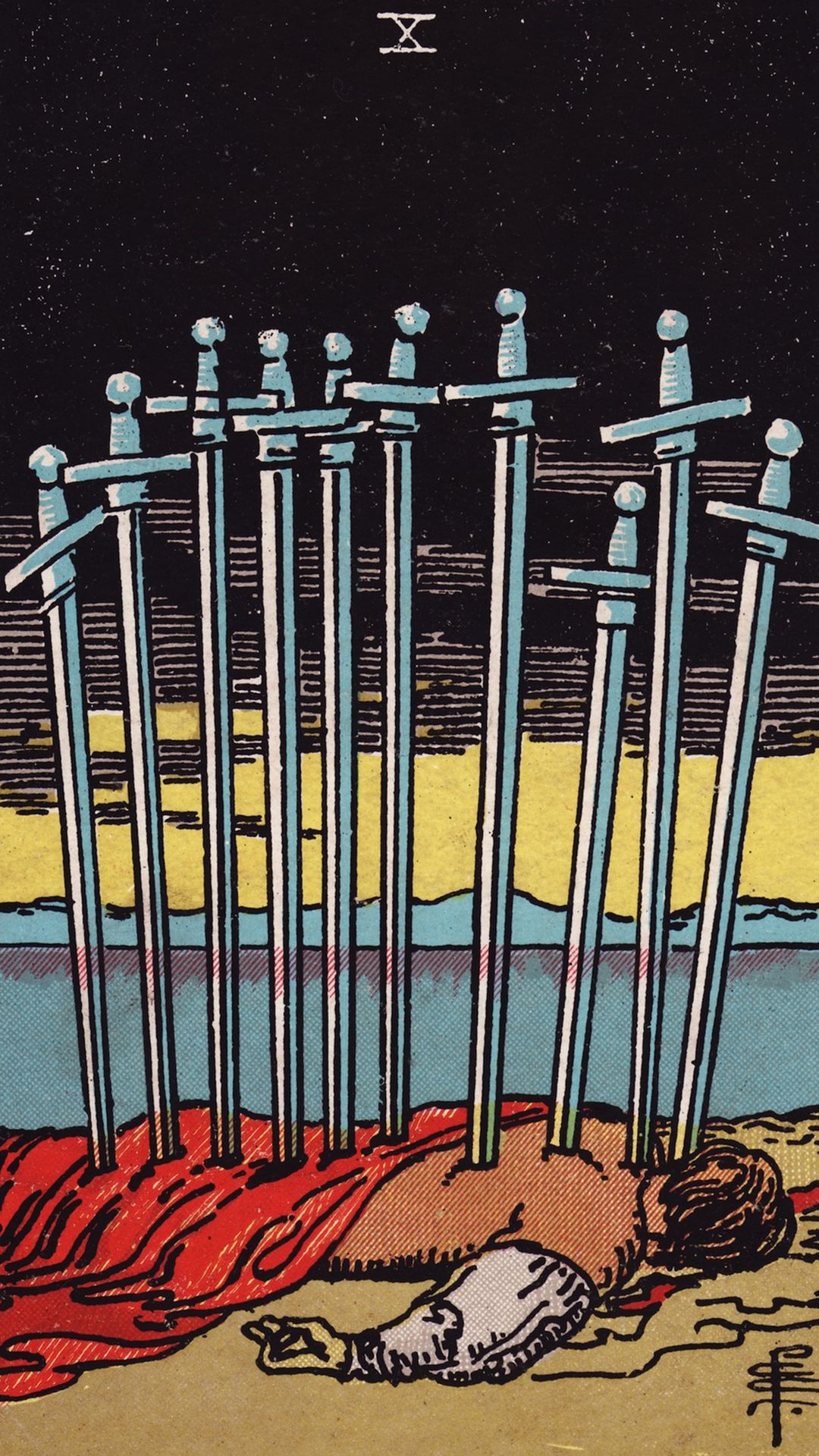 Meaning of the Tarot Card Ten of Swords