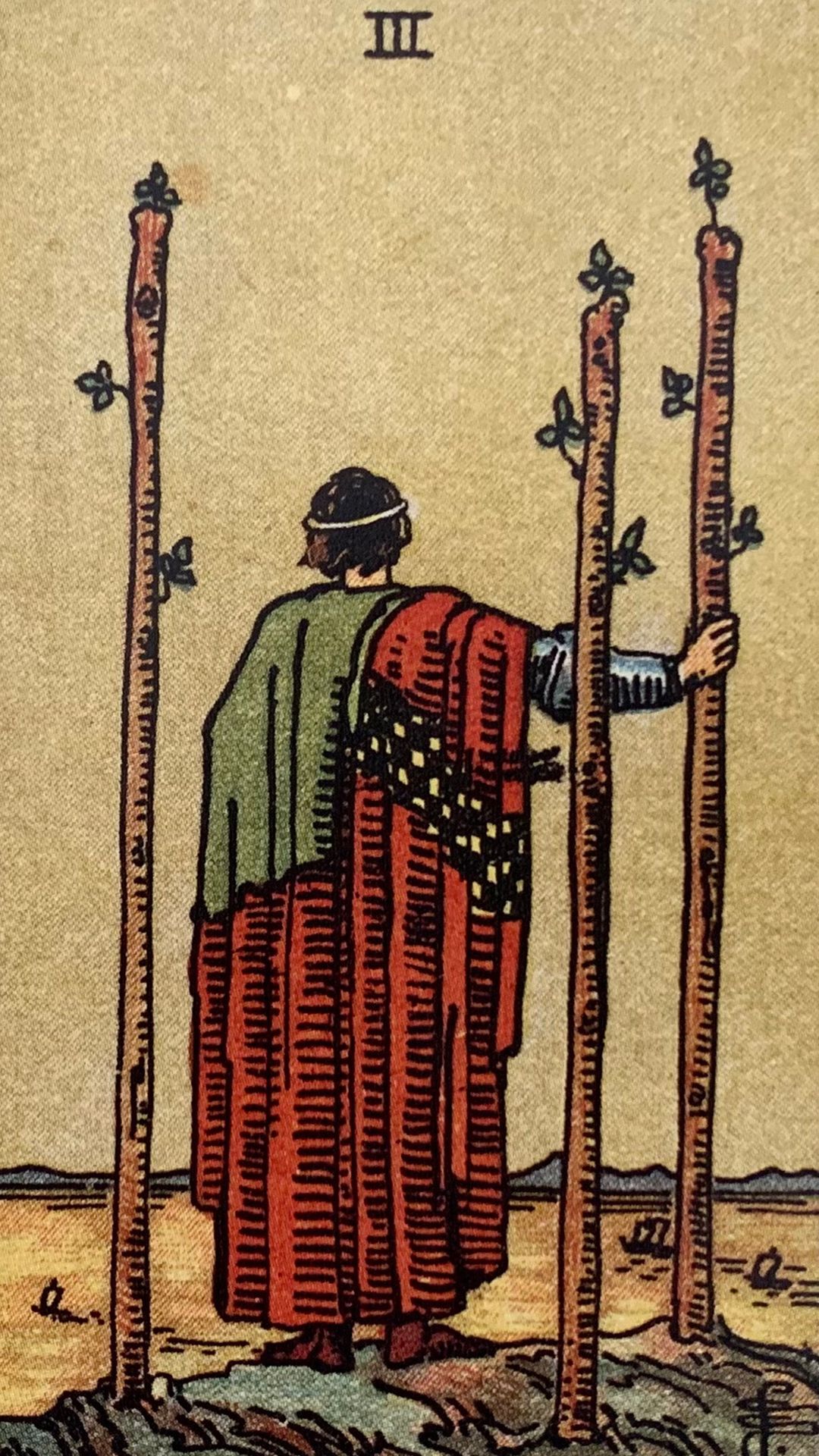 Combination of Three of Wands and Five of Wands cards | Zoomboola