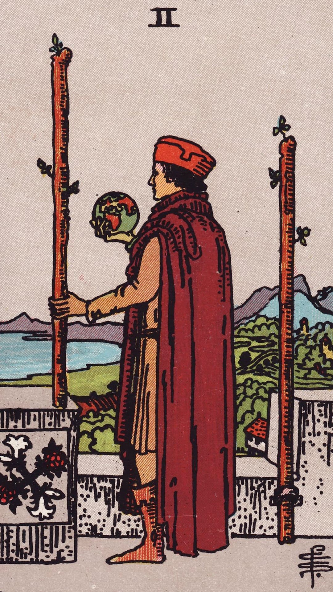 Meaning of the Tarot Card Two of Wands