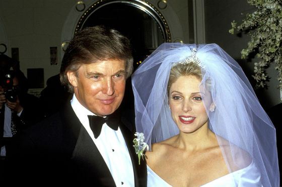 Donald Trump and Marla Maples wedding, 1993