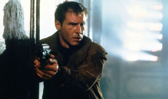 Harrison Ford playing Rick Deckard (Blade Runner)