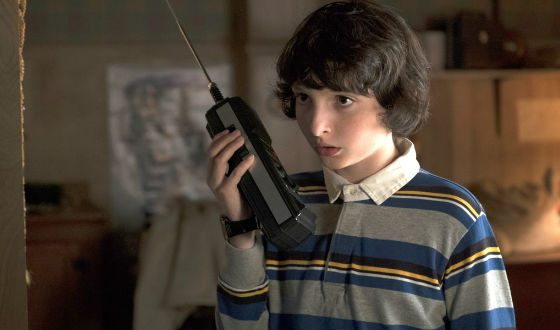 A frame from the TV series «Stranger Things»