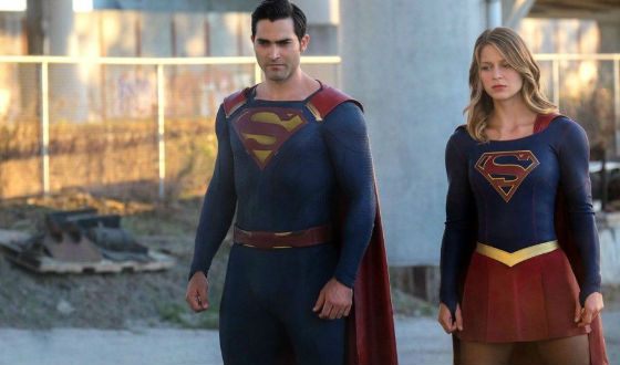 Shot from the TV series Supergirl