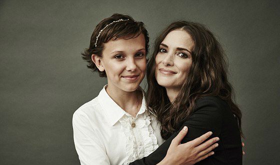 Millie Bobby Brown and Winona Ryder