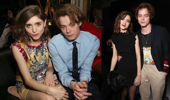Charlie Heaton and Natalie Dyer