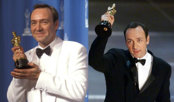 The are two «Oscars» among Kevin Space’s awards