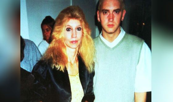 Eminem and his mother Deborah