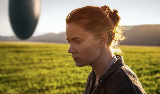 The scene from the movie «Arrival»