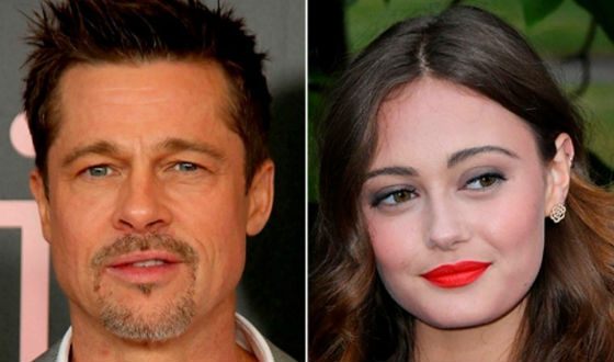 Brad Pitt and Ella Purnell